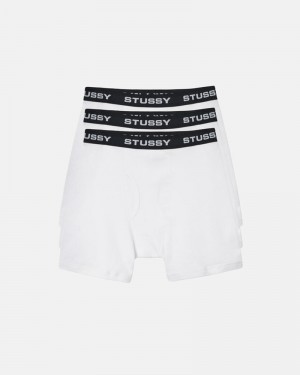 Acessorios Stussy BOXER BRIEFS Branco | 86401-LSHW