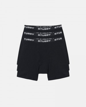 Acessorios Stussy BOXER BRIEFS Pretas | 64908-ZVNE