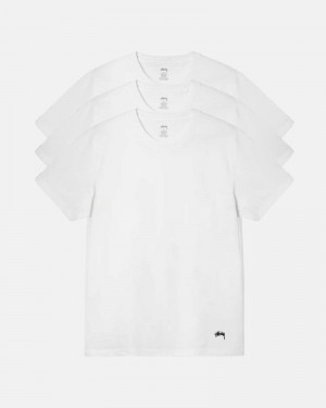 Acessorios Stussy UNDERSHIRTS Branco | 72596-TJQN