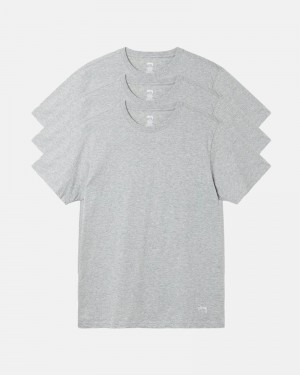 Acessorios Stussy UNDERSHIRTS Cinzentas | 41728-KVXD