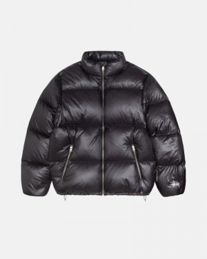 Agasalhos Stussy DOWN PUFFER PARACHUTE RIPSTOP Cinzentas | 08759-YMDN