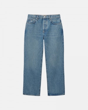 Calças Stussy CLASSIC JEAN DENIM Azuis | 78295-THAE