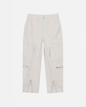 Calças Stussy NYCO FLIGHT PANT Creme | 29418-XPSE