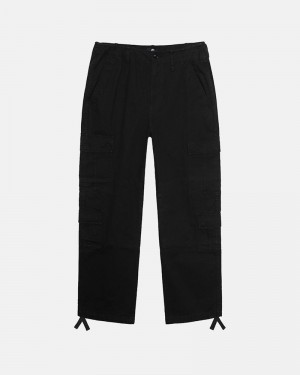 Calças Stussy SURPLUS CARGO RIPSTOP Pretas | 73210-WPQL