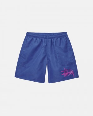 Calças Stussy WATER SHORT BIG BASIC Azul Marinho | 65079-WBNP