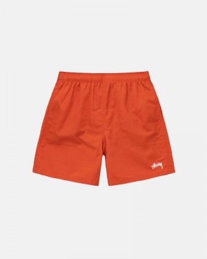 Calças Stussy WATER SHORT STOCK Laranja | 49036-NKDP