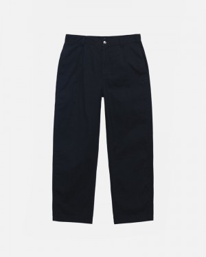 Calças Stussy WORKGEAR TROUSER TWILL Pretas | 98471-PESV