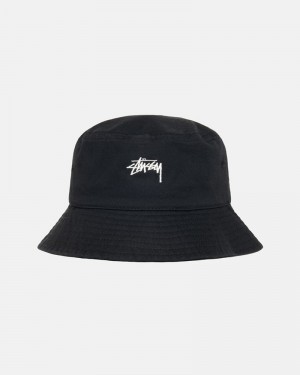 Chapéu Stussy BUCKET HAT STOCK Pretas | 31857-TCMW