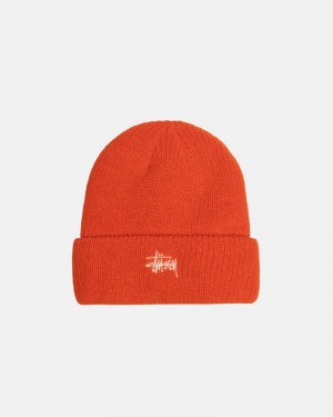 Chapéu Stussy CUFF BEANIE BASIC Laranja | 72951-RQSX