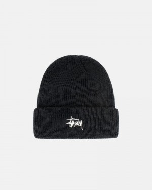 Chapéu Stussy CUFF BEANIE BASIC Pretas | 25641-TLRC