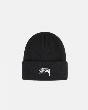 Chapéu Stussy CUFF BEANIE STOCK Pretas | 87013-PNHO