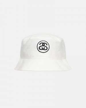 Chapéu Stussy DEEP BUCKET HAT SS LINK Branco | 96571-PGUW