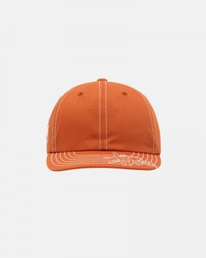 Chapéu Stussy LOW PRO BASIC STITCH STRAPBACK Laranja | 16840-QYKA