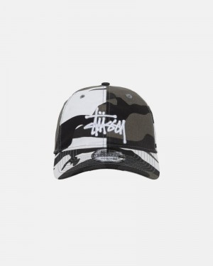 Chapéu Stussy NEW ERA 9TWENTY BASIC STRAPBACK Branco Camufladas | 29357-QKRA