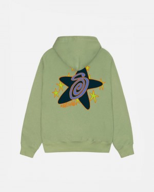 Moletom Stussy GALAXY HOODIE Verdes | 56290-WLME