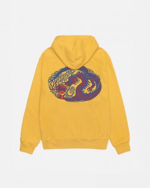 Moletom Stussy MOSAIC DRAGON HOODIE PIGMENT DYED Laranja | 19054-XYCJ