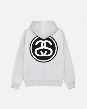 Moletom Stussy SS-LINK HOODIE Cinzentas | 62719-JDBU