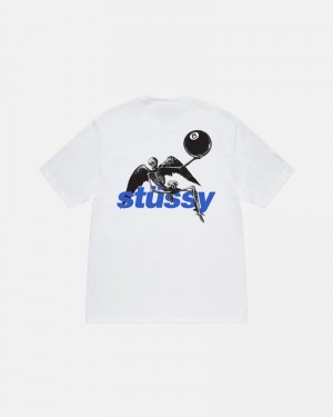 Tops Stussy APOCALYPSE Branco | 96345-AUWY