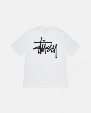 Tops Stussy BASIC STÜSSY Branco | 37950-DTZX