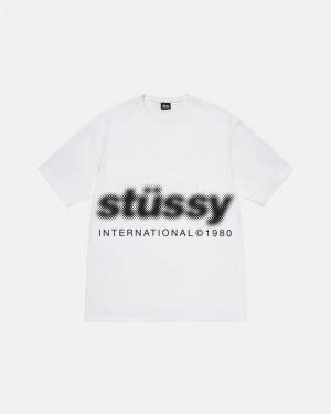 Tops Stussy BLUR Branco | 04281-QSWY