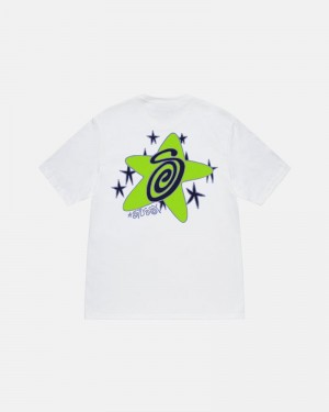 Tops Stussy GALAXY Branco | 06478-BLNG