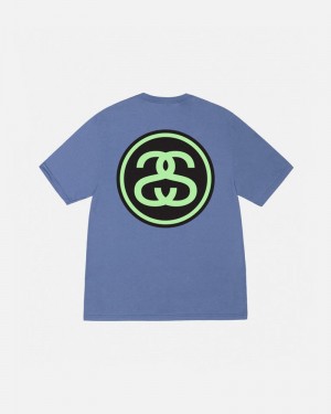 Tops Stussy SS-LINK Azuis | 54820-KMXZ