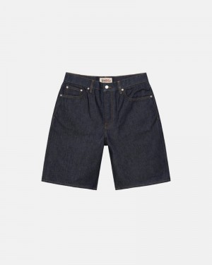 Vestido Jeans Stussy RAW DENIM BIG OL' SHORTS Pretas | 05136-WTPI