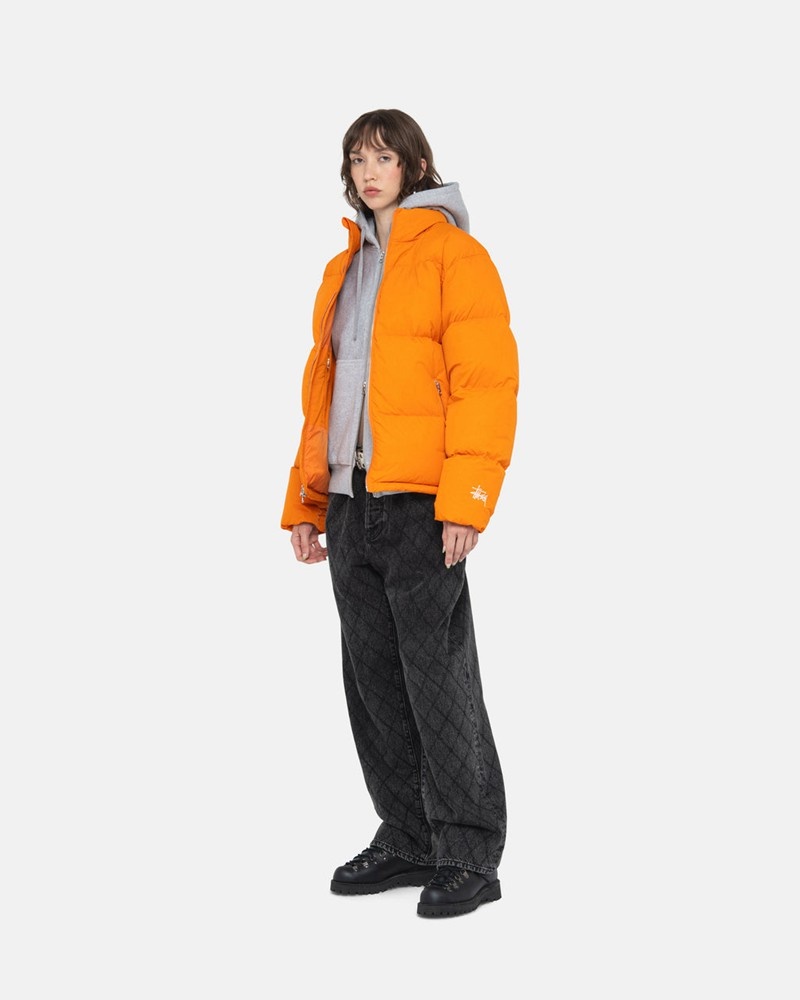 Agasalhos Stussy DOWN PUFFER NYLON Laranja | 18239-QVIA