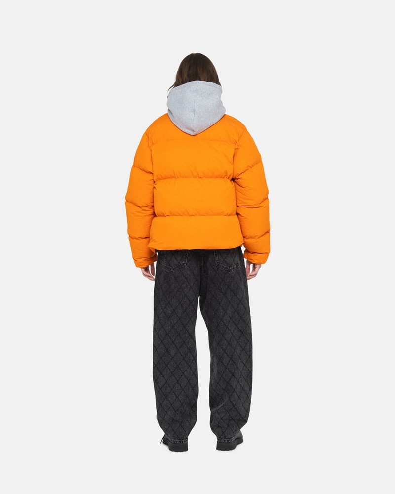 Agasalhos Stussy DOWN PUFFER NYLON Laranja | 18239-QVIA