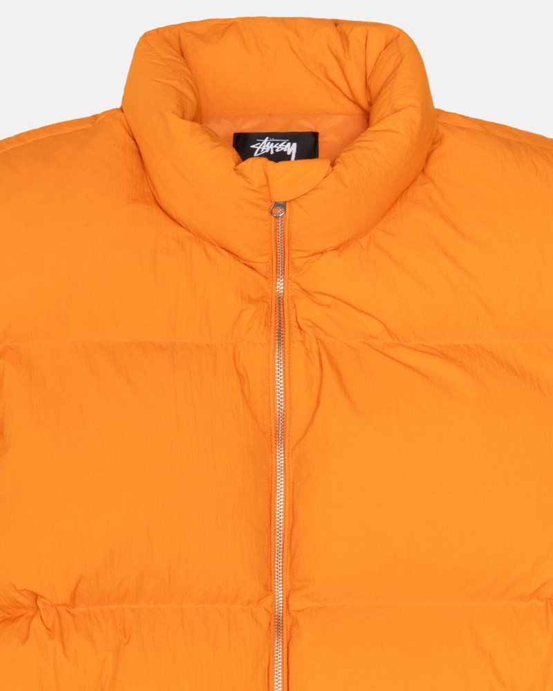 Agasalhos Stussy DOWN PUFFER NYLON Laranja | 18239-QVIA