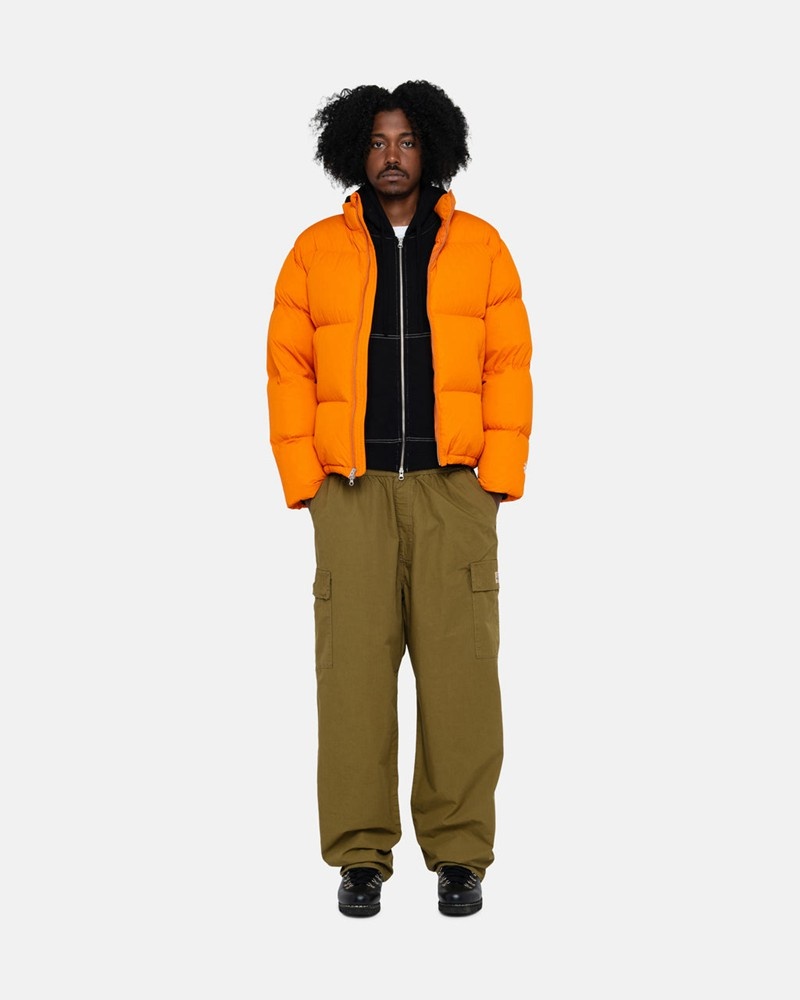 Agasalhos Stussy DOWN PUFFER NYLON Laranja | 18239-QVIA