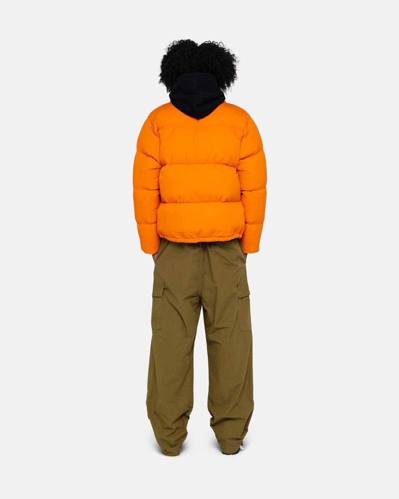 Agasalhos Stussy DOWN PUFFER NYLON Laranja | 18239-QVIA