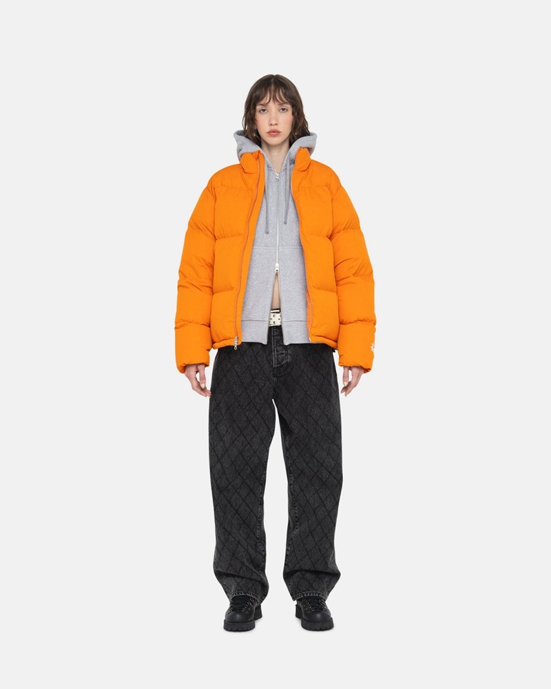 Agasalhos Stussy DOWN PUFFER NYLON Laranja | 18239-QVIA