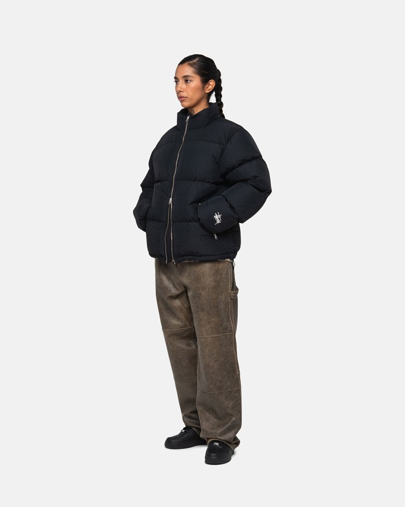 Agasalhos Stussy DOWN PUFFER NYLON Pretas | 12306-BRGD