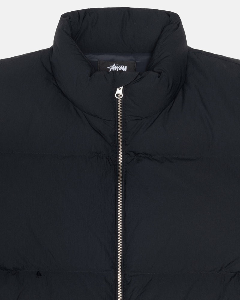 Agasalhos Stussy DOWN PUFFER NYLON Pretas | 12306-BRGD