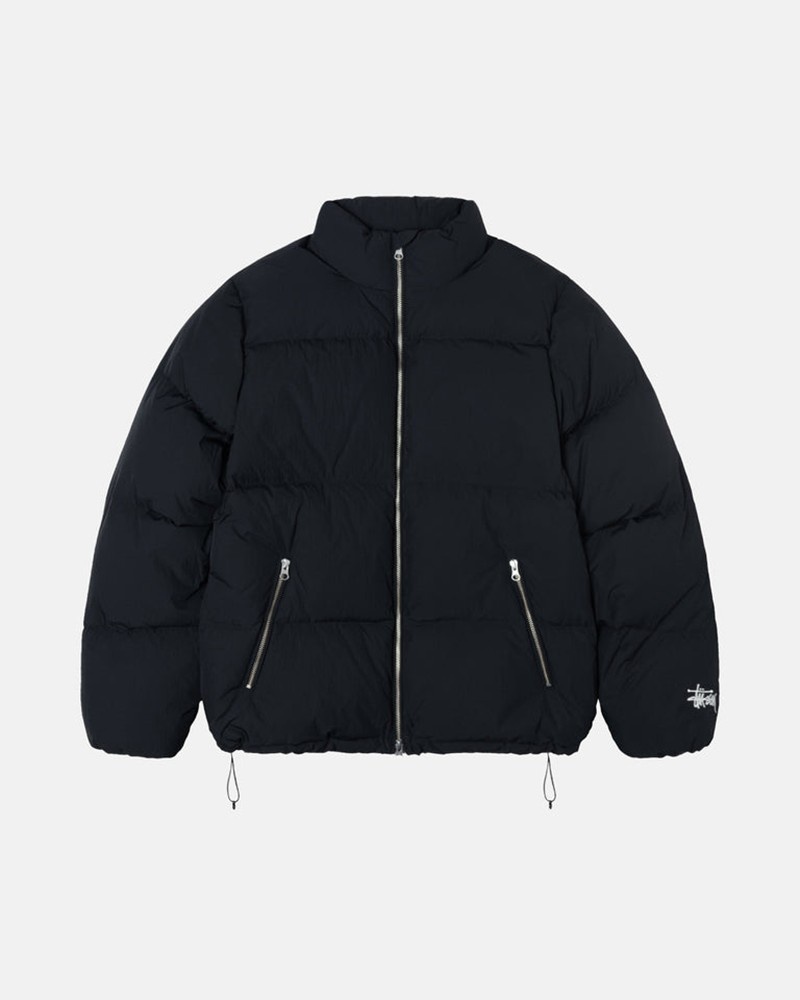 Agasalhos Stussy DOWN PUFFER NYLON Pretas | 12306-BRGD