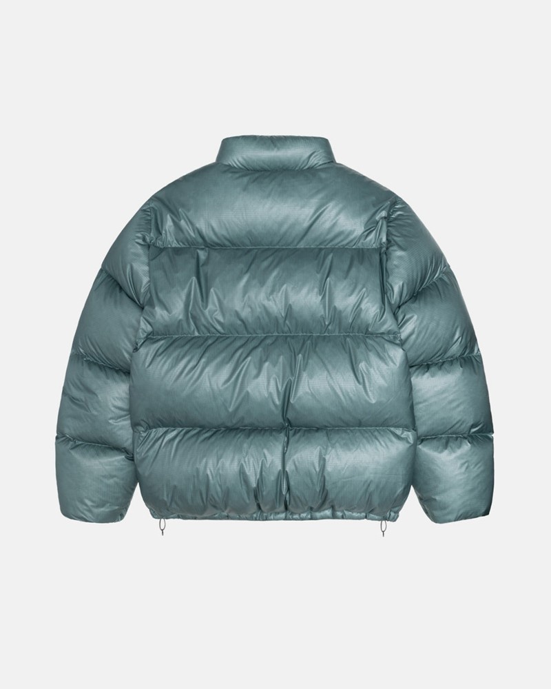 Agasalhos Stussy DOWN PUFFER PARACHUTE RIPSTOP Azuis | 52146-HCMO