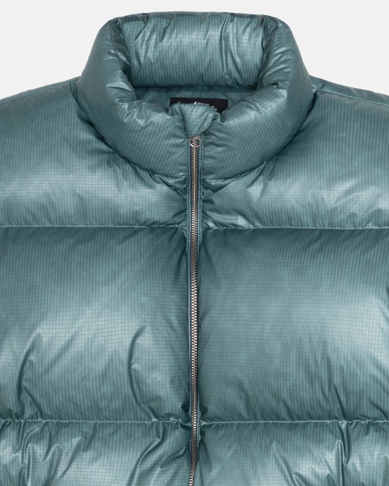 Agasalhos Stussy DOWN PUFFER PARACHUTE RIPSTOP Azuis | 52146-HCMO