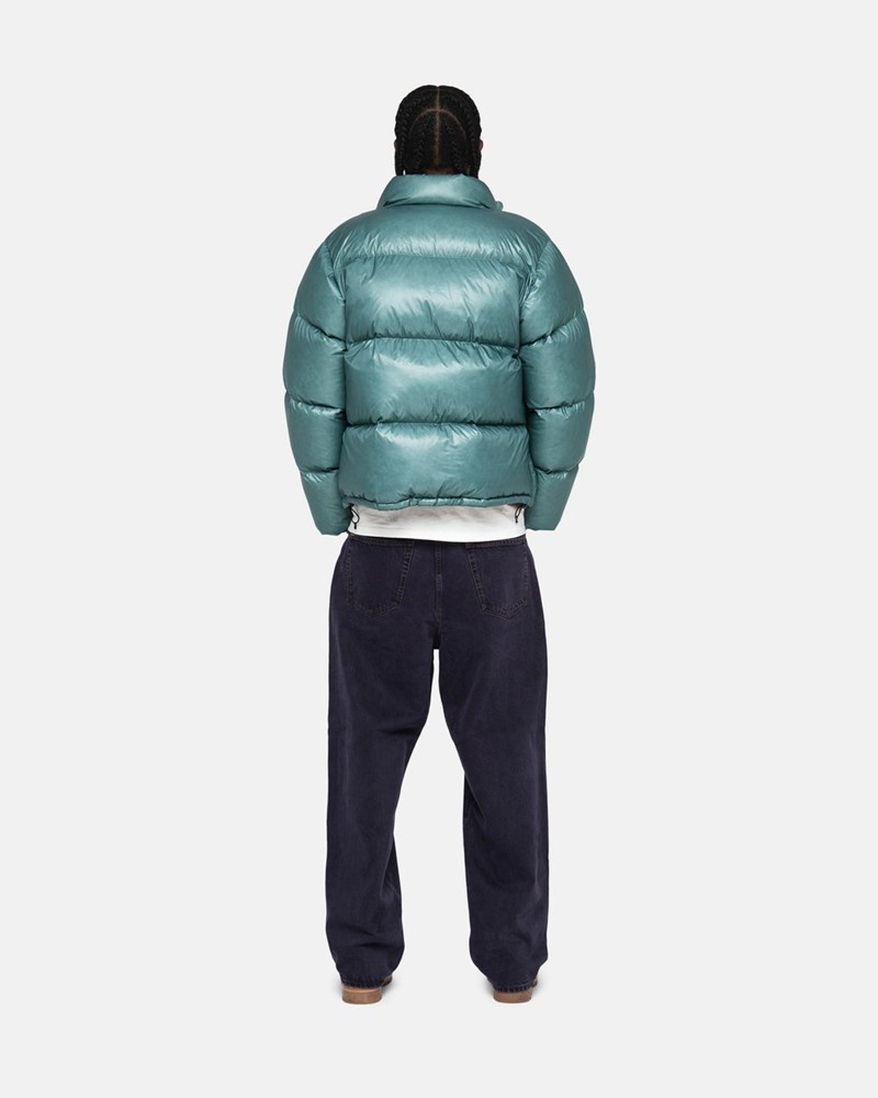 Agasalhos Stussy DOWN PUFFER PARACHUTE RIPSTOP Azuis | 52146-HCMO