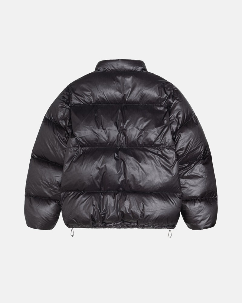 Agasalhos Stussy DOWN PUFFER PARACHUTE RIPSTOP Cinzentas | 08759-YMDN