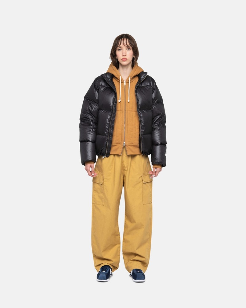 Agasalhos Stussy DOWN PUFFER PARACHUTE RIPSTOP Cinzentas | 08759-YMDN