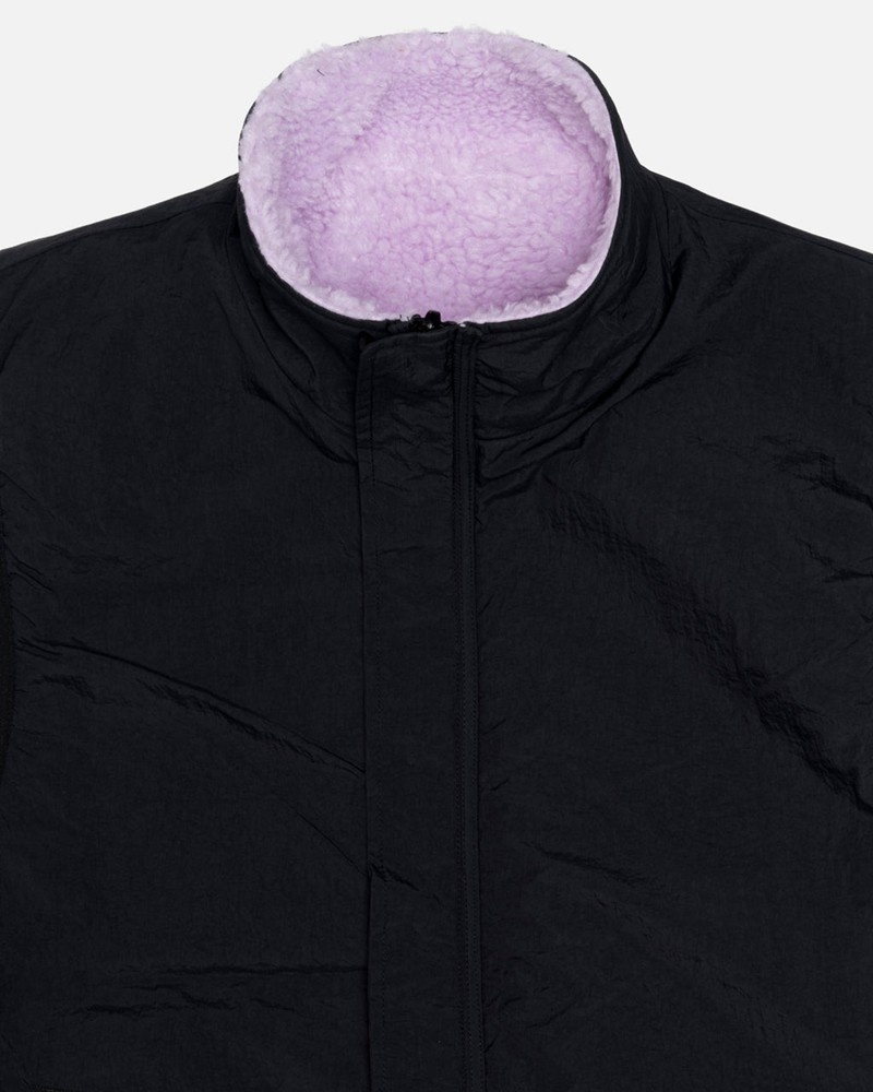 Agasalhos Stussy SHERPA REVERSIBLE VEST Lavanda | 50648-NIRF