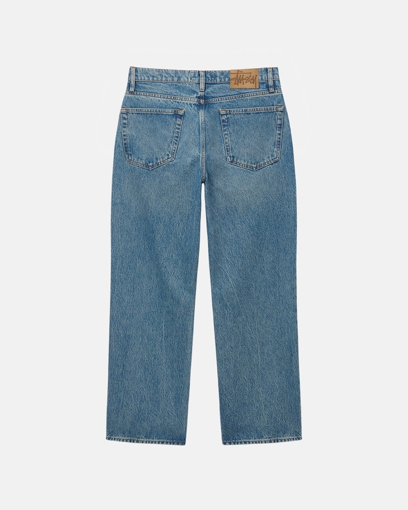 Calças Stussy CLASSIC JEAN DENIM Azuis | 78295-THAE