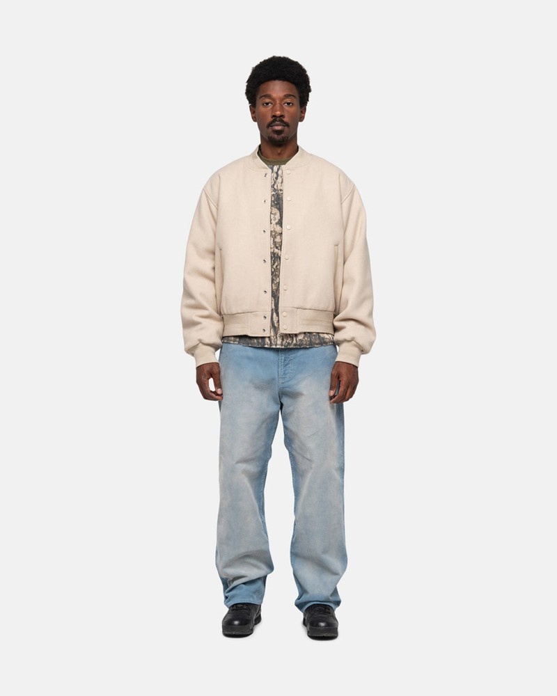 Calças Stussy CLASSIC JEAN FADED CORDUROY Azuis | 14753-LBXS