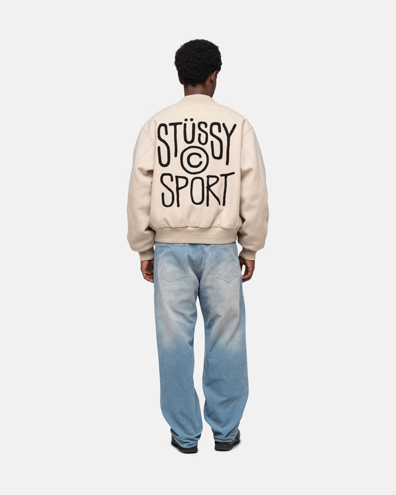 Calças Stussy CLASSIC JEAN FADED CORDUROY Azuis | 14753-LBXS