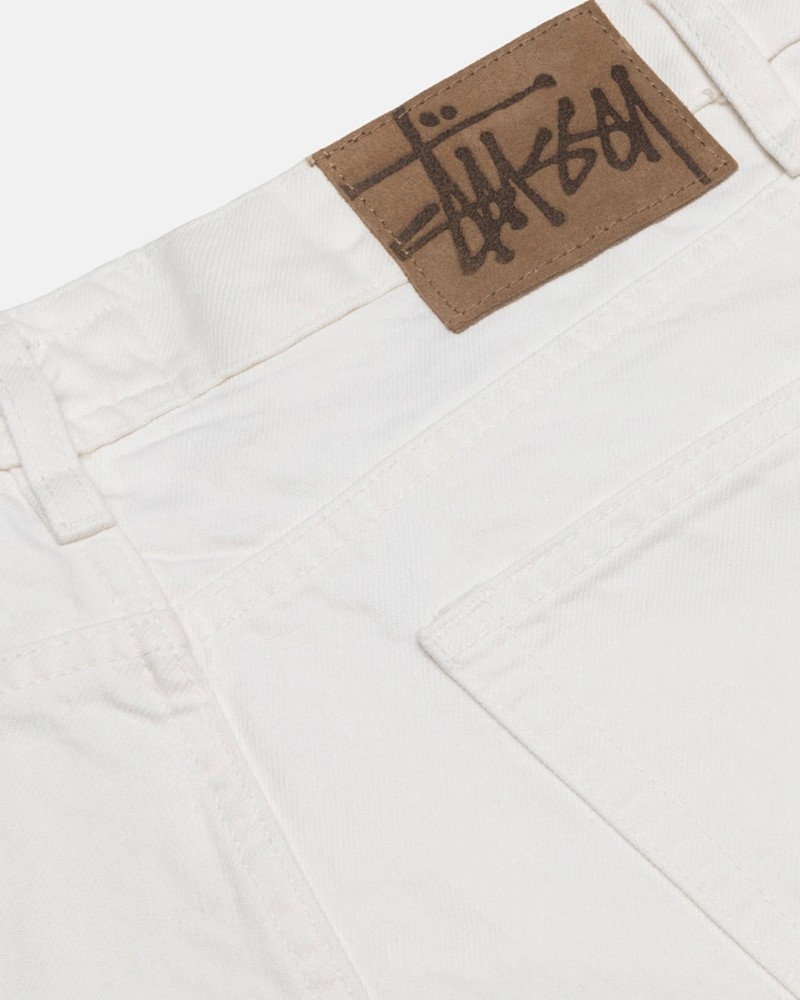 Calças Stussy CLASSIC JEAN OVERDYED Bege | 45938-YPWV