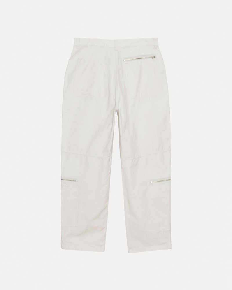 Calças Stussy NYCO FLIGHT PANT Creme | 29418-XPSE