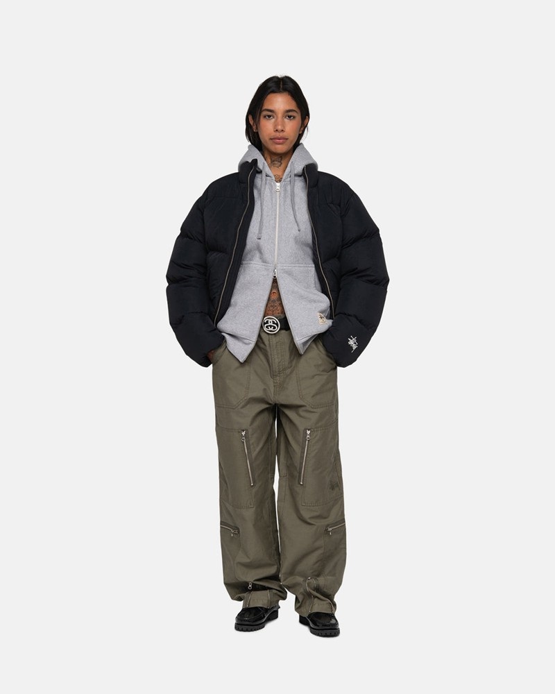 Calças Stussy NYCO FLIGHT PANT Verde Oliva | 10786-HOTK