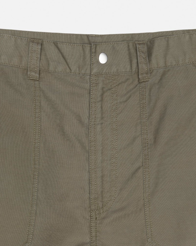 Calças Stussy NYCO FLIGHT PANT Verde Oliva | 10786-HOTK