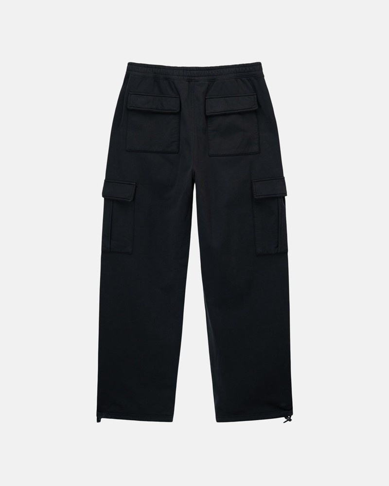 Calças Stussy SPORT CARGO FLEECE PANT Pretas | 62741-JFKI